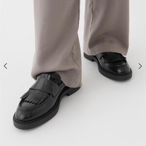 Vagabond Black Leather Loafers